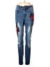 Liquid Floral Blue Jeans Size 5 - photo 1