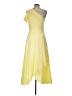 Assorted Brands 100% Polyester Yellow Cocktail Dress Size 10 - photo 2