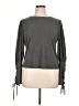 Bar III Gray Long Sleeve Top Size XL - photo 1