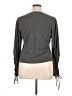 Bar III Gray Long Sleeve Top Size XL - photo 2