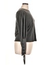 Bar III Gray Long Sleeve Top Size XL - photo 4