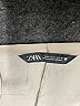 Zara 100% Polyester Gray Casual Pants Size S - photo 7