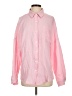 Automet 100% Rayon Color Block Pink Long Sleeve Button-Down Shirt Size S - photo 1