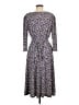 Apt. 9 Purple Casual Dress Size L - photo 2