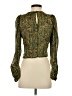 Zara Green Long Sleeve Blouse Size S - photo 2