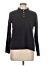 Lands' End 100% Cotton Black Long Sleeve Polo Size L - photo 1