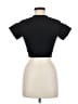 Unbranded Black Short Sleeve Turtleneck Size M - photo 2
