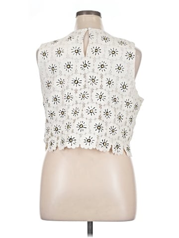 Not So Serious by Pallavi Mohan Sleeveless Blouse (view 2)