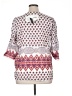 Roberta Roller Rabbit 100% Viscose White 3/4 Sleeve Blouse Size XL - photo 2