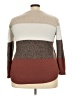 Pink Clover 100% Polyester Color Block Brown Pullover Sweater Size 2X - photo 2