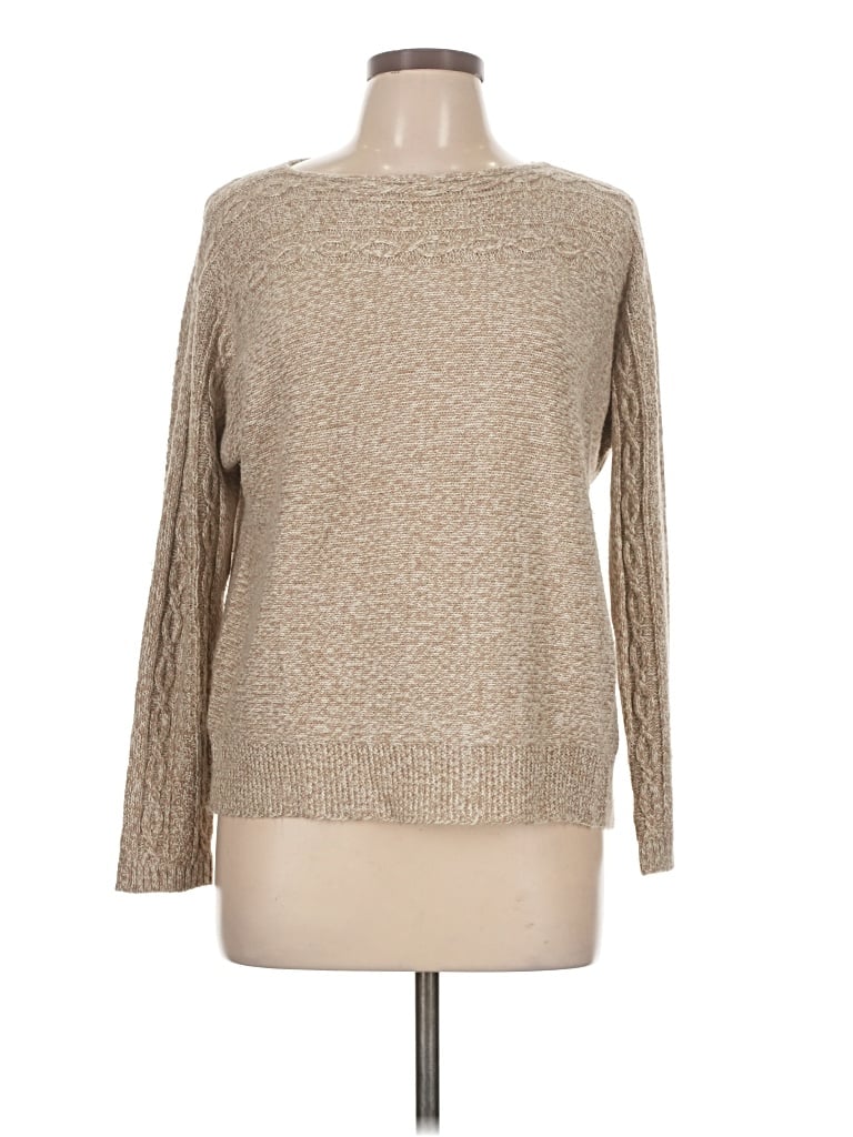 Pre-owned St. John's Bay Pullover Sweater In Tan