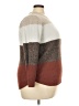 Pink Clover 100% Polyester Color Block Brown Pullover Sweater Size 2X - photo 4