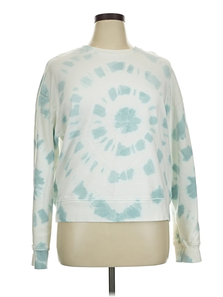 Pre-owned Time And Tru Sweatshirt In White