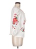 River Island White 3/4 Sleeve Blouse Size 8 - photo 4