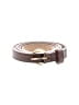 Garnet Hill Brown Leather Belt Size S - photo 1