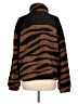 Thread & Supply 100% Polyester Animal Print Brown Faux Fur Jacket Size L - photo 2