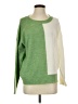 Saturday Sunday Color Block Green Pullover Sweater Size XS - photo 1