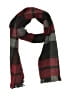 Unbranded 100% Acrylic Plaid Burgundy Red Scarf One size - photo 1