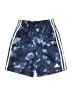 Adidas 100% Polyester Camo Blue Athletic Shorts Size 8 - photo 1