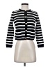 J.Crew 100% Cotton Stripes Black Cardigan Size XXS - photo 1