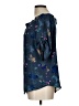 Babaton 100% Polyester Blue 3/4 Sleeve Blouse Size L - photo 5