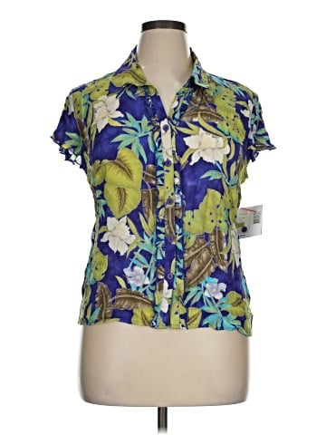 Sag Harbor Short Sleeve Blouse (view 1)