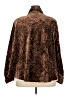 Connected Apparel Animal Print Brown Faux Fur Jacket Size 2X - photo 2