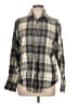 ONNO 100% Acrylic Plaid Gray Long Sleeve Button-Down Shirt Size L - photo 1