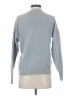 Skull Cashmere Print Gray Pullover Sweater Size S - photo 2