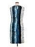Donna Morgan Graphic Blue Cocktail Dress Size 16 - photo 2
