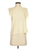 Zara Ivory Short Sleeve Top Size S - photo 1