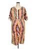 Unbranded Print Orange Casual Dress Size 2X - photo 1