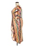 Unbranded Print Orange Casual Dress Size 2X - photo 5