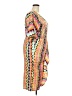 Unbranded Print Orange Casual Dress Size 2X - photo 4