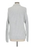 Gap 100% Cotton Solid Silver Turtleneck Sweater Size M - photo 2