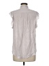 Lovestitch Gray Sleeveless Button-Down Shirt Size M - photo 2