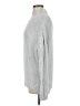 Gap 100% Cotton Solid Silver Turtleneck Sweater Size M - photo 5