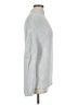 Gap 100% Cotton Solid Silver Turtleneck Sweater Size M - photo 4