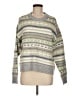 American Eagle Outfitters Print Gray Pullover Sweater Size M - photo 1