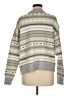 American Eagle Outfitters Print Gray Pullover Sweater Size M - photo 2