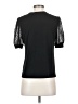 CeCe Black Short Sleeve Top Size S - photo 2