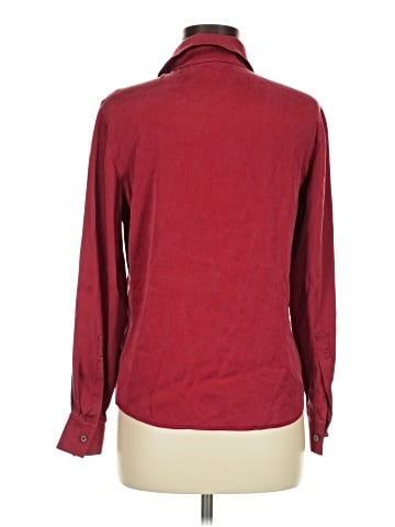 Linda Allard Ellen Tracy Long Sleeve Silk Top (view 2)