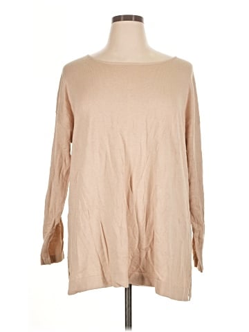 August Silk Pullover Sweater (view 1)