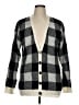 Wild Fable 100% Acrylic Checkered-gingham Gray Cardigan Size XL - photo 1