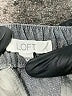 Ann Taylor LOFT Chevron-herringbone Gray Dress Pants Size S - photo 4