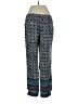 Elevenses 100% Polyester Print Blue Casual Pants Size 4 - photo 2