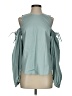 Open Edit 100% Cotton Teal Sleeveless Blouse Size S - photo 1