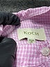 Koch Checkered-gingham Pink Sleeveless Button-Down Shirt Size S - photo 7