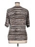 Liz Claiborne Gray 3/4 Sleeve Top Size XL - photo 2