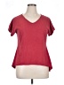 Unbranded Burgundy Short Sleeve Top Size XL (estimated) - photo 1